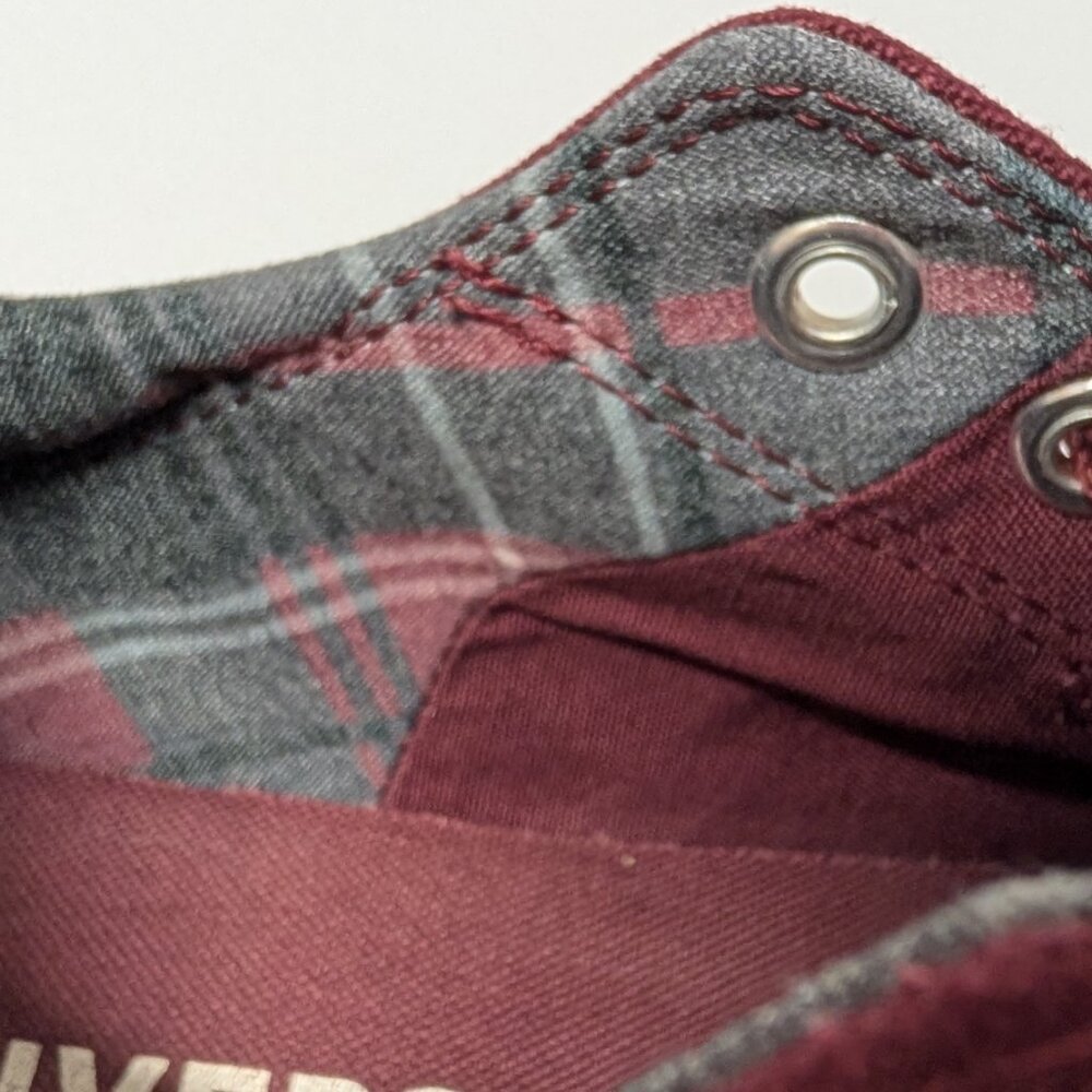 Converse 561739F Women's Madison Ox Low Top Sneaker in Dark Burgundy - Picture 7 of 16